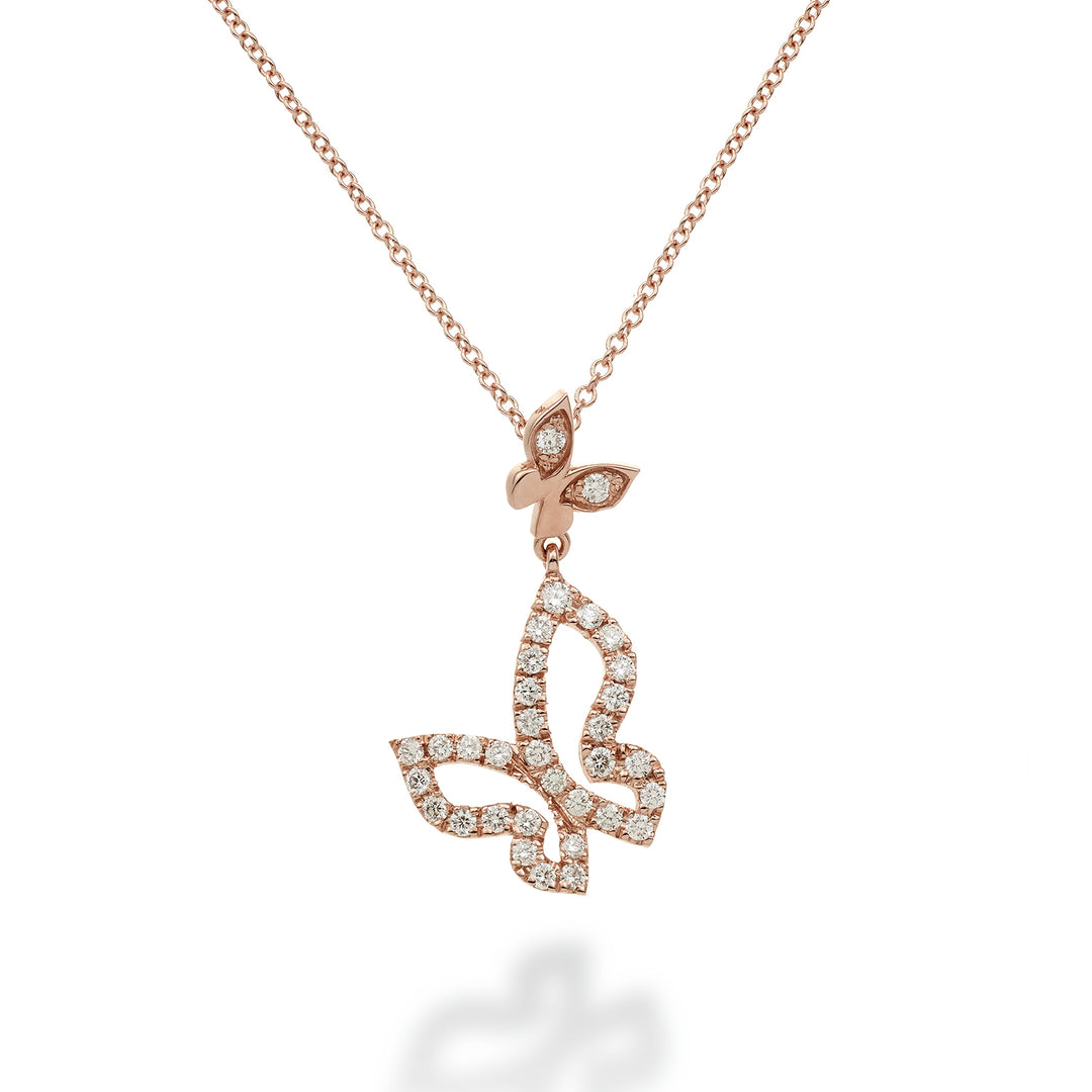 Golay mariposa choker střední přívěsek motýl GFFA003DI-22185110004