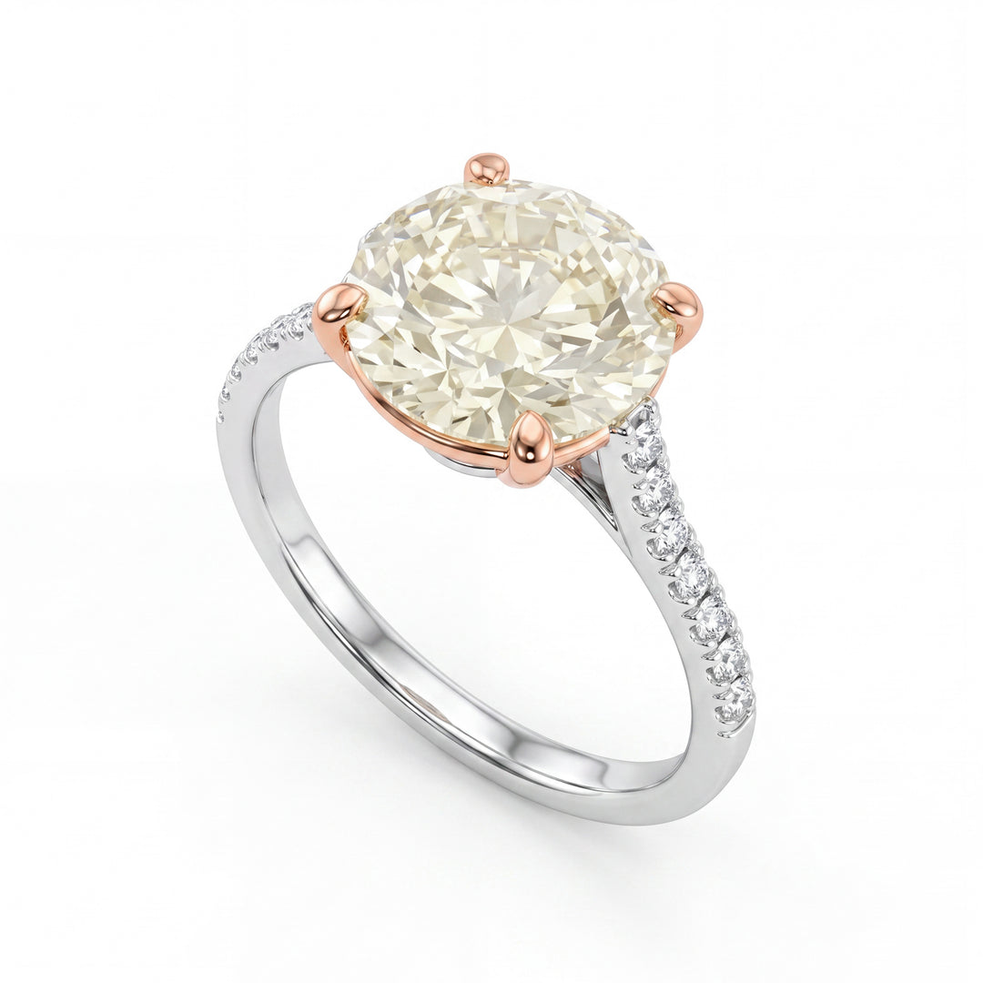 Golay rund diamantring 3.00ct forsænket skaft ACL896D300BR-26147110076