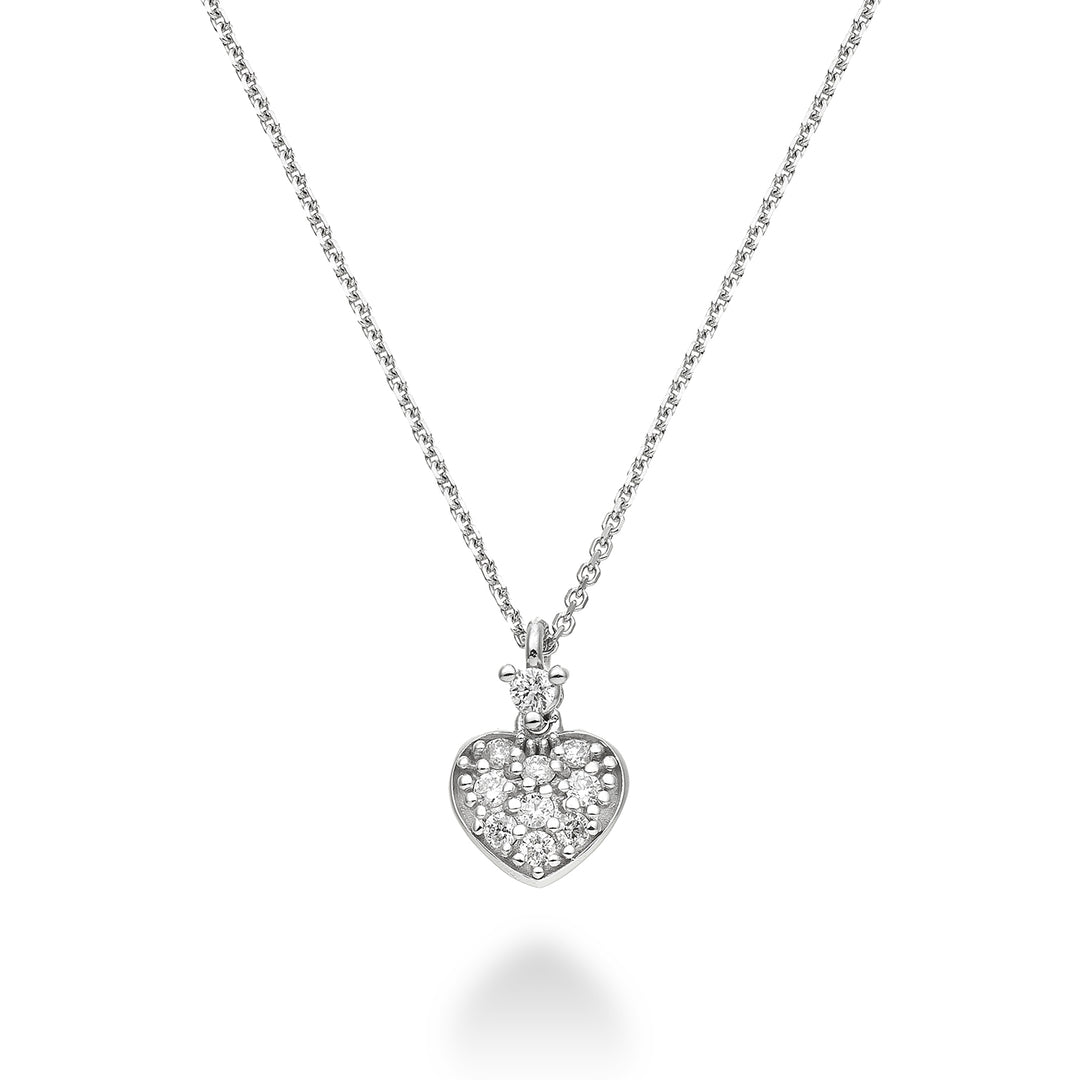 Golay cl 18k 0,15 ct gewölbtes Herz Größe 1 Weißgold Katze. weiß GD5092O4BR014-1