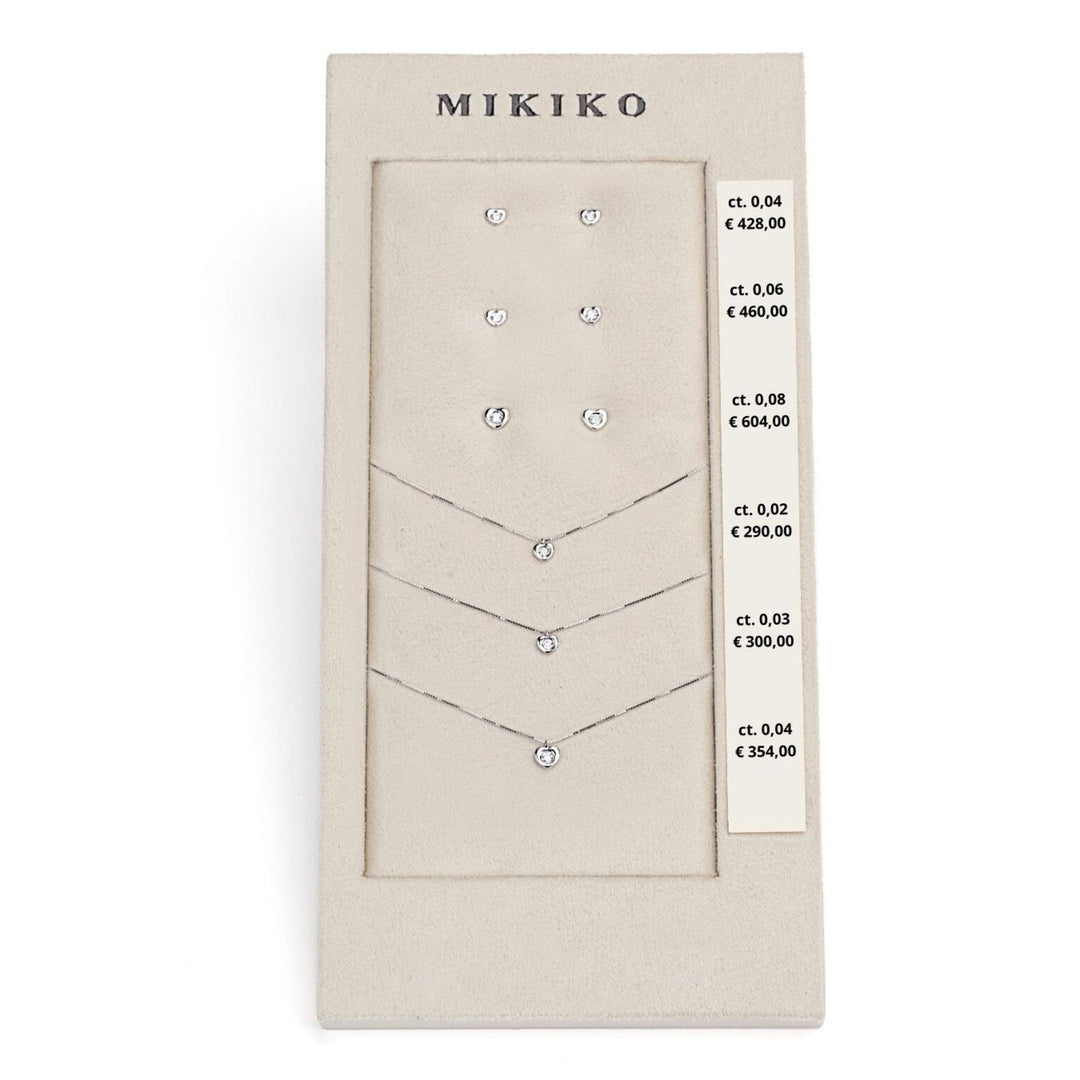 Mikiko pacchetto cl d5124 + or o5106 cuore 18kt 0,02-0,03-0,04 / 0,04-0,06-0,08 M.LIGHTBOX.65