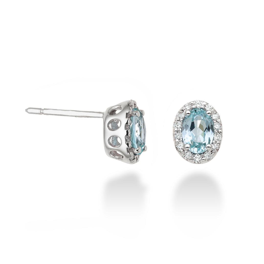 Nihama nebo 18k paraiba turmalín ovál 6x4 ct.1,40 dia ct.0,18 NO5038O4PAR