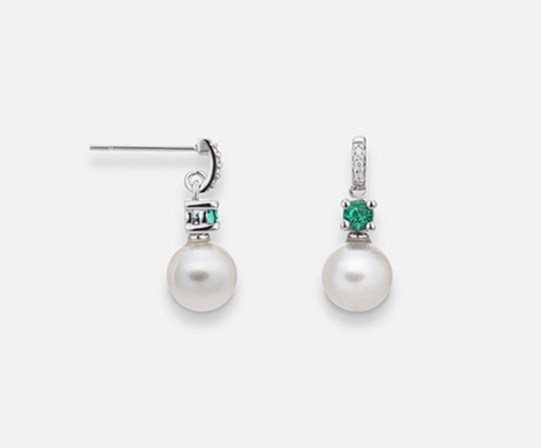 Nihama eller 18k fw 6.5/7 rund smaragd mm2.75 ct.0.20 dia ct.0.02 NO1532O4FABI065