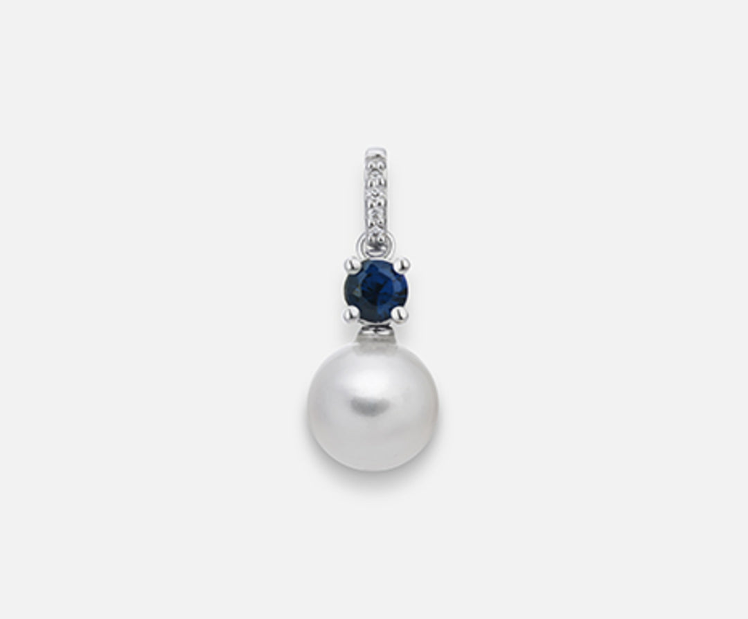 Nihama pe 18k fw 7,5/8 okrągły szafirowy mm3,5 ct.0,19 śr.0,015 NP0398O4FABI075