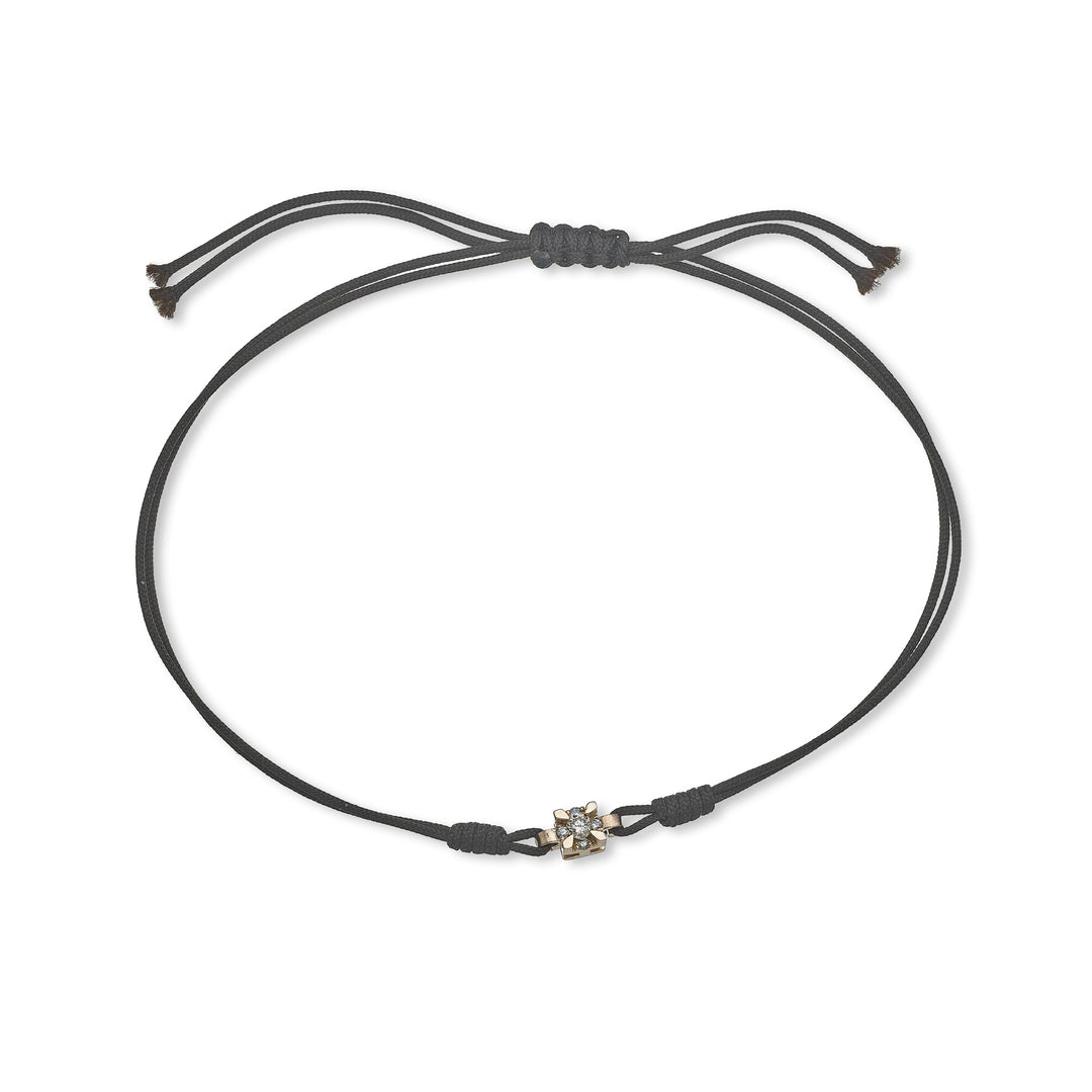 Nihama br 18k ct.0,11 diam marrom redondo tamanho 2 ouro rosa/marrom NB5057O3BW2MA