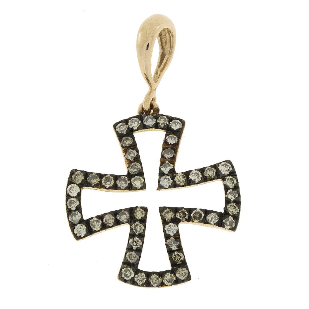 Golay brun kryds halshals GCRO03BW-14184110015