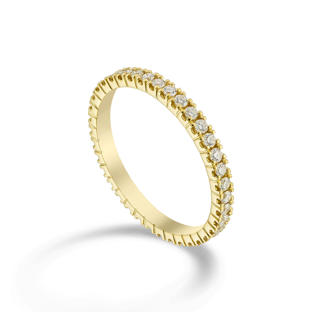 Golay lineaarinen keltakultasormus AETL022DI104G-23164110057