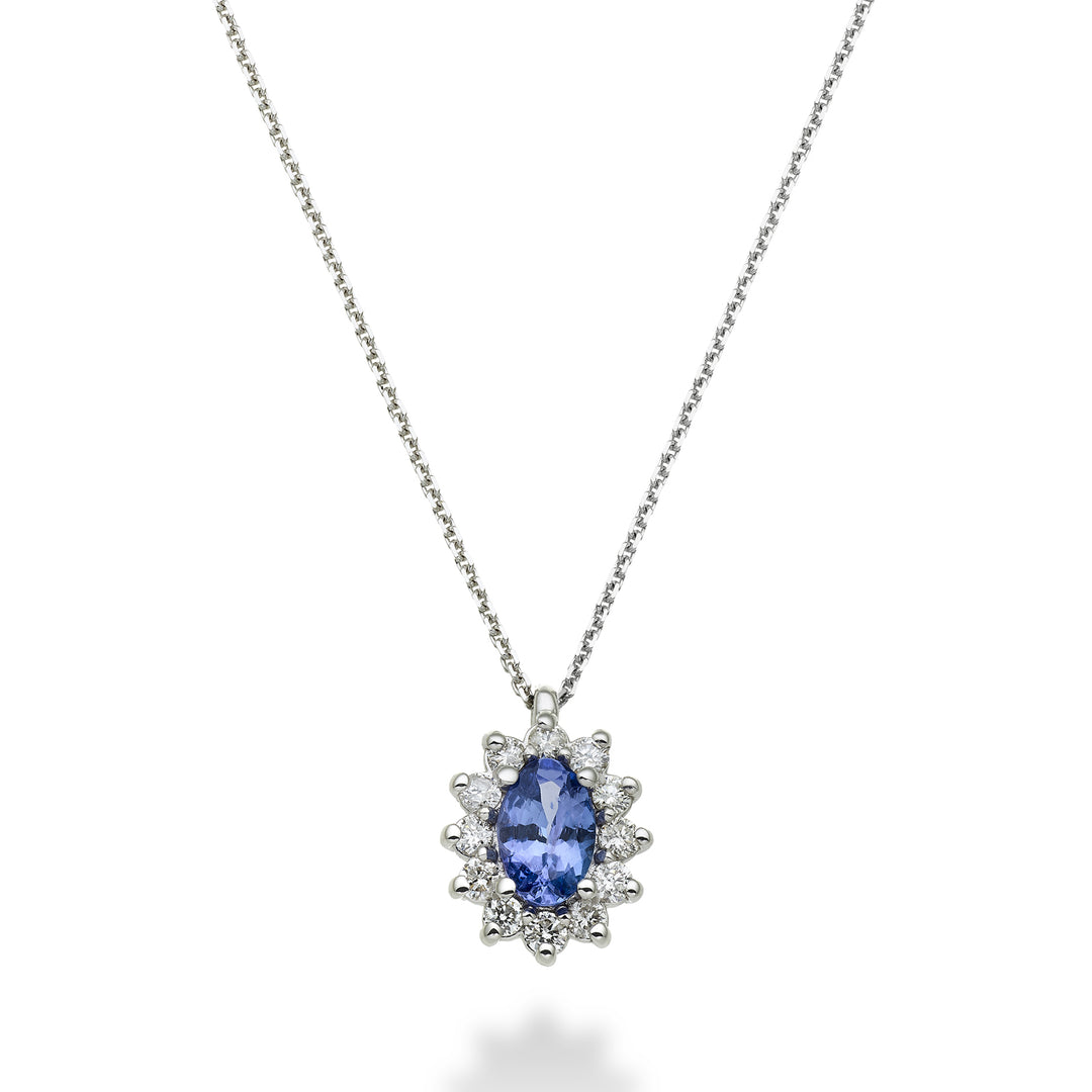 Mikiko cl 18k tanzanit n. owalny 6x4 ct.0,38 śr. ct.0.23 MD5047O4TZN
