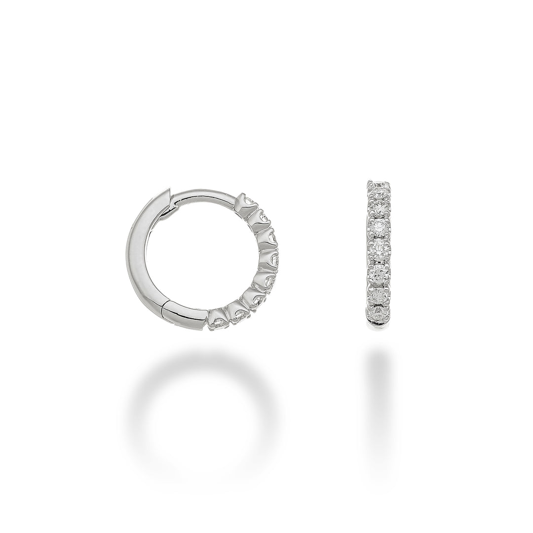 Golay vergulde oorbellen buitendiameter 11 mm OGIL001DI016-25101110055