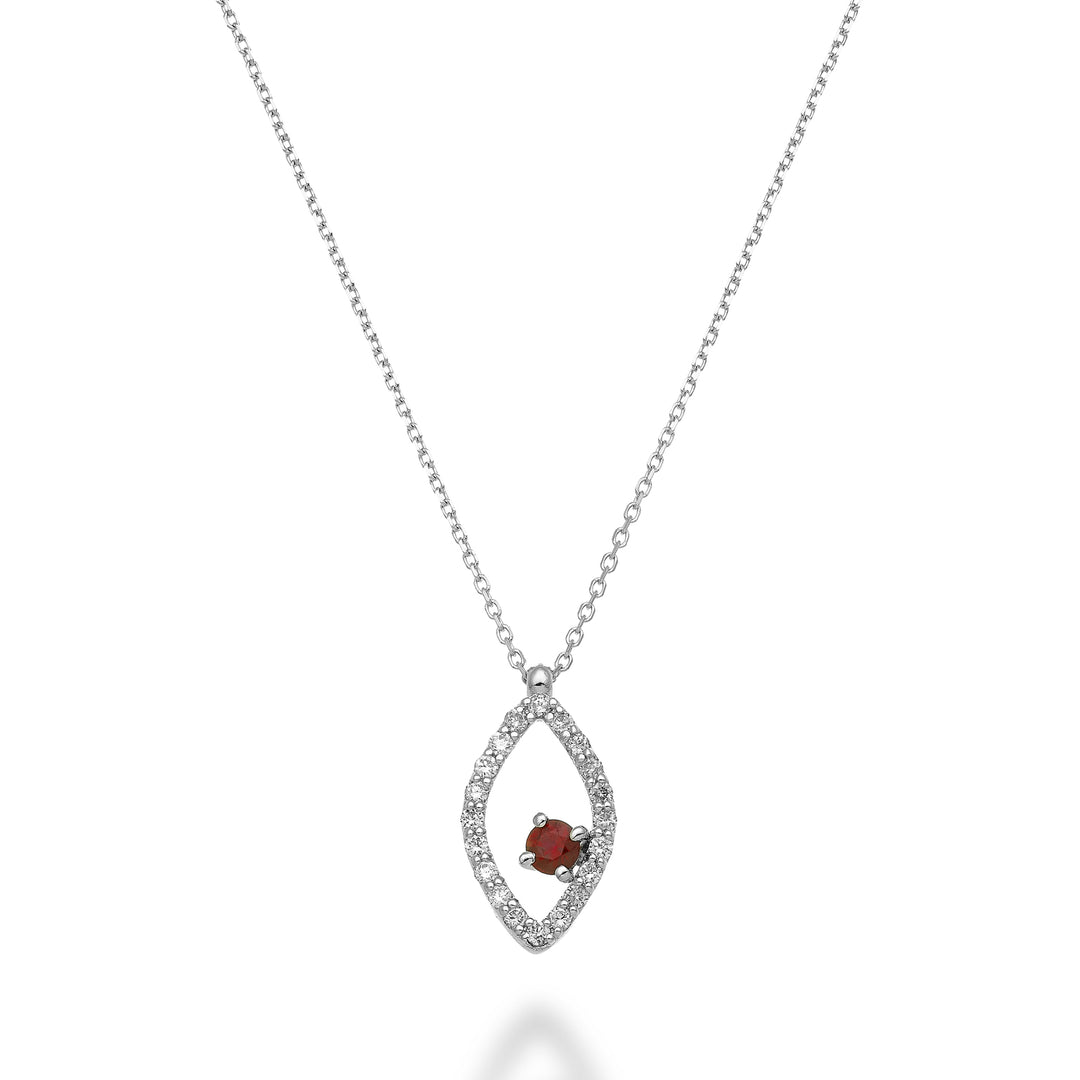 World Diamond Group cl 18k "eye" ruby ​​n. 0.11 ct diam. ct.0.15 GD5159O4RBN026