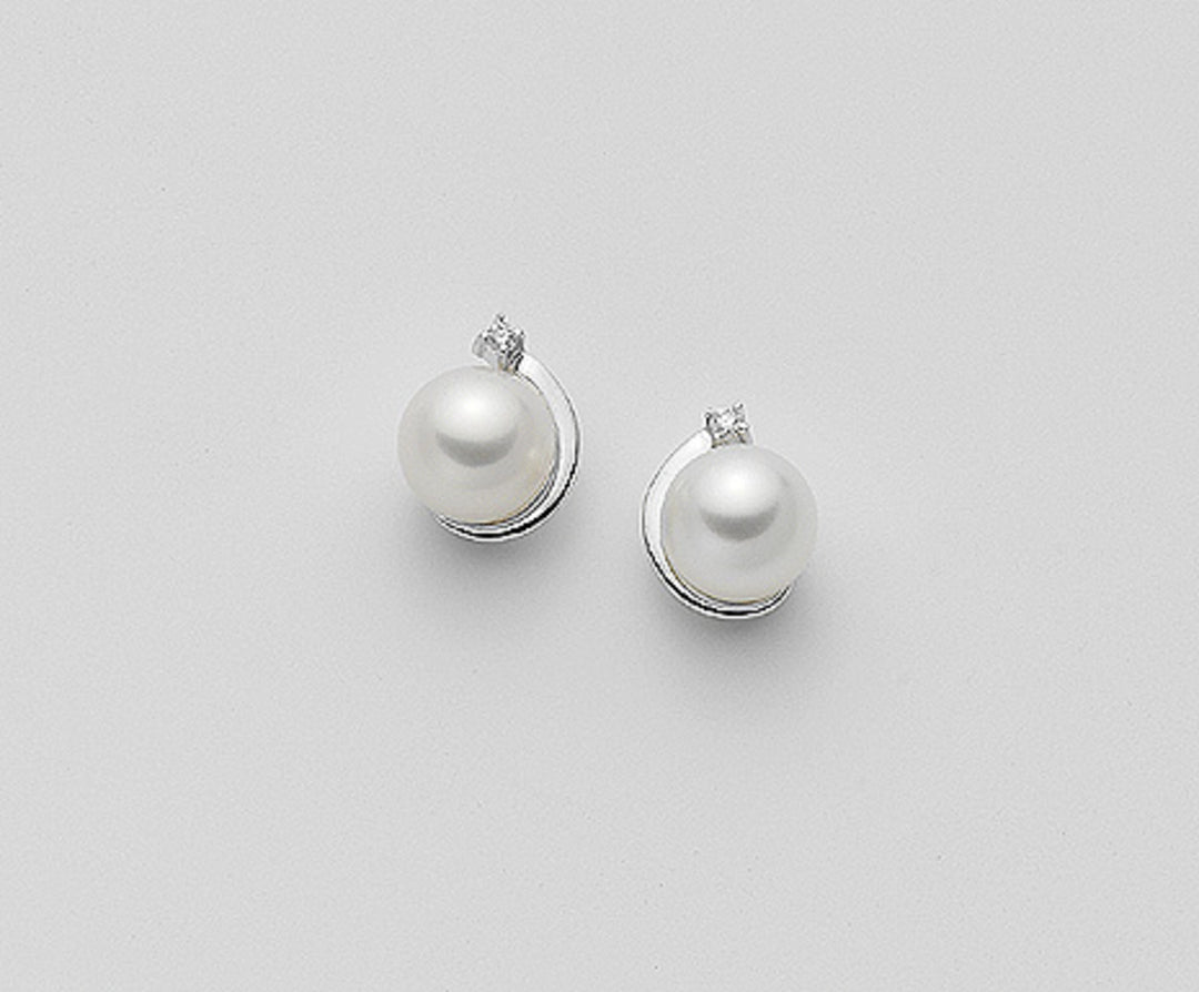 Nihama ή 18k fw 7/7,5 ct.0,02 NO1106O4FABI070