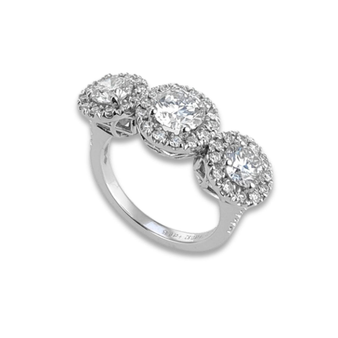 Nihama en 18kt trilogi lab g.d. ct. 2,00- cent. 0,70, lat 0,40x2 NXD00AN017O4BI200
