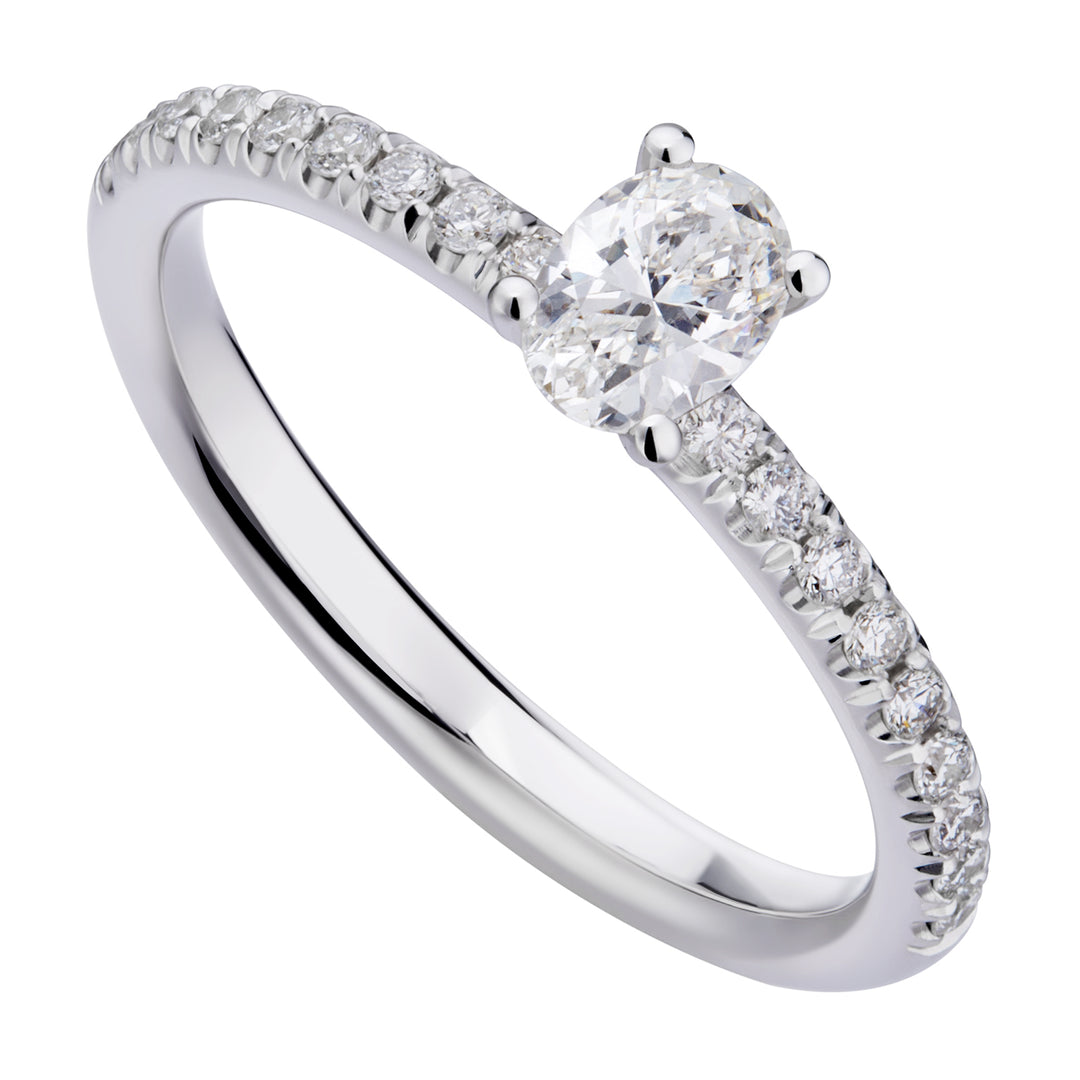Anillo solitario Golay con óvalo AOVC016DI15-22102000037