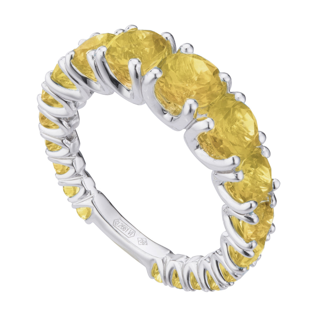 Nihama an 18kt graduated citrine with white gold bar NXDABIC1498CITO4