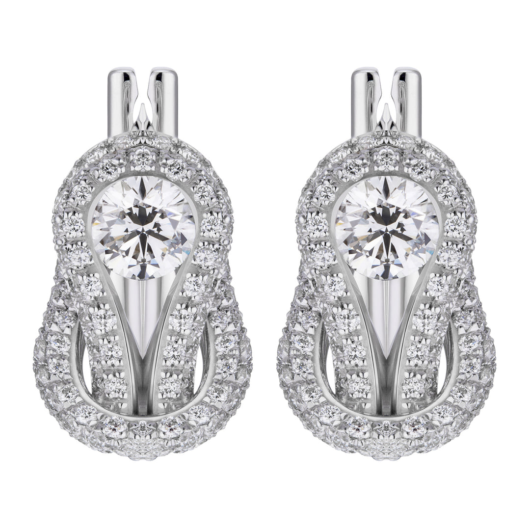 Pendientes Forevermark de World Diamond Group encordia pave&