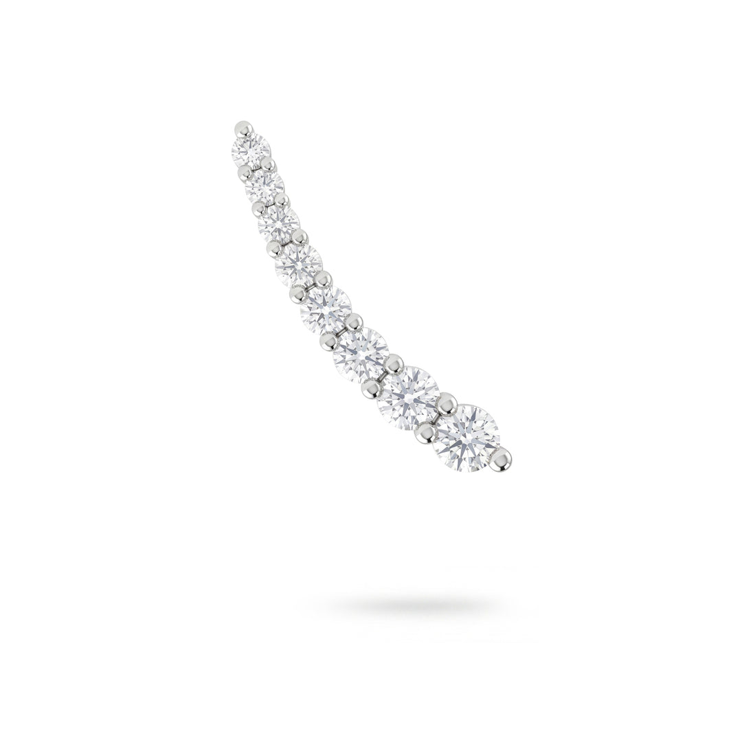 Golay többköves vesszőskalár fülbevaló 0,71 ct jobb OMP884DBDX-26142110147