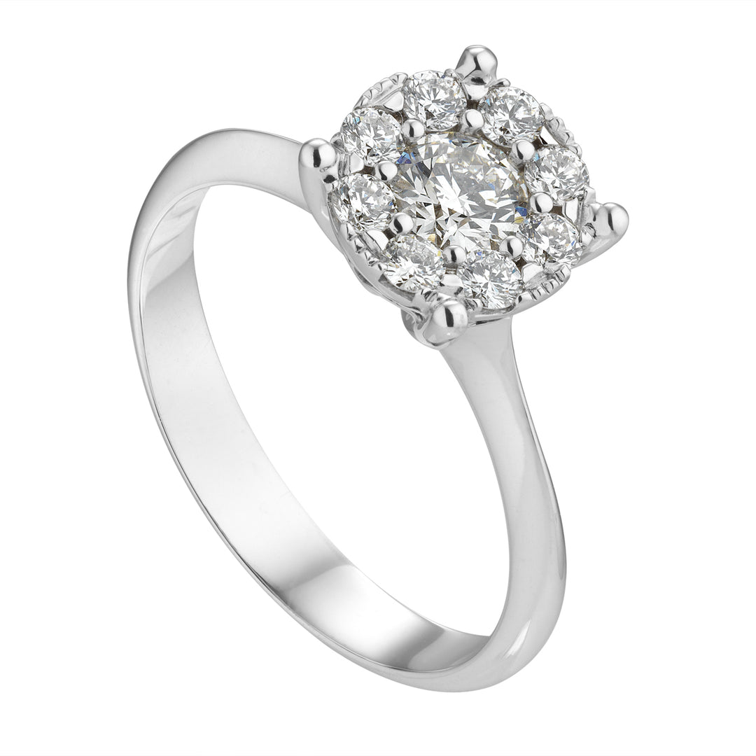 Golay ring cirkel av ljus cen 0,23 ct AGICE03-21313110045
