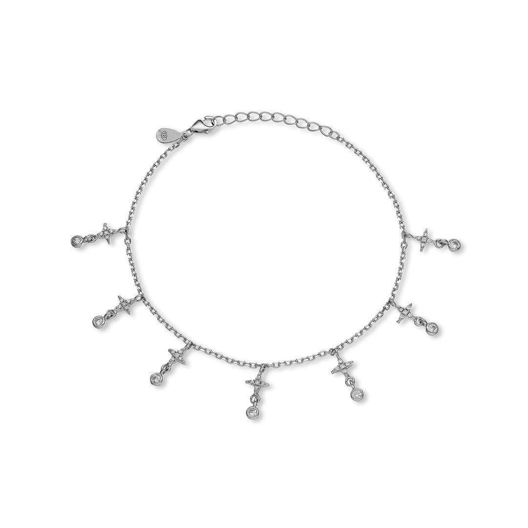 Nihama br ag925 πετράδι λευκό swarovski NB7423A4WHITE0