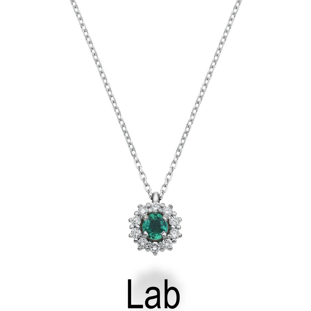 Nihama cl 18k σμαραγδί 0,10 ct διάμ. 0,07 ct μέγεθος 2 ND5085O4SML010