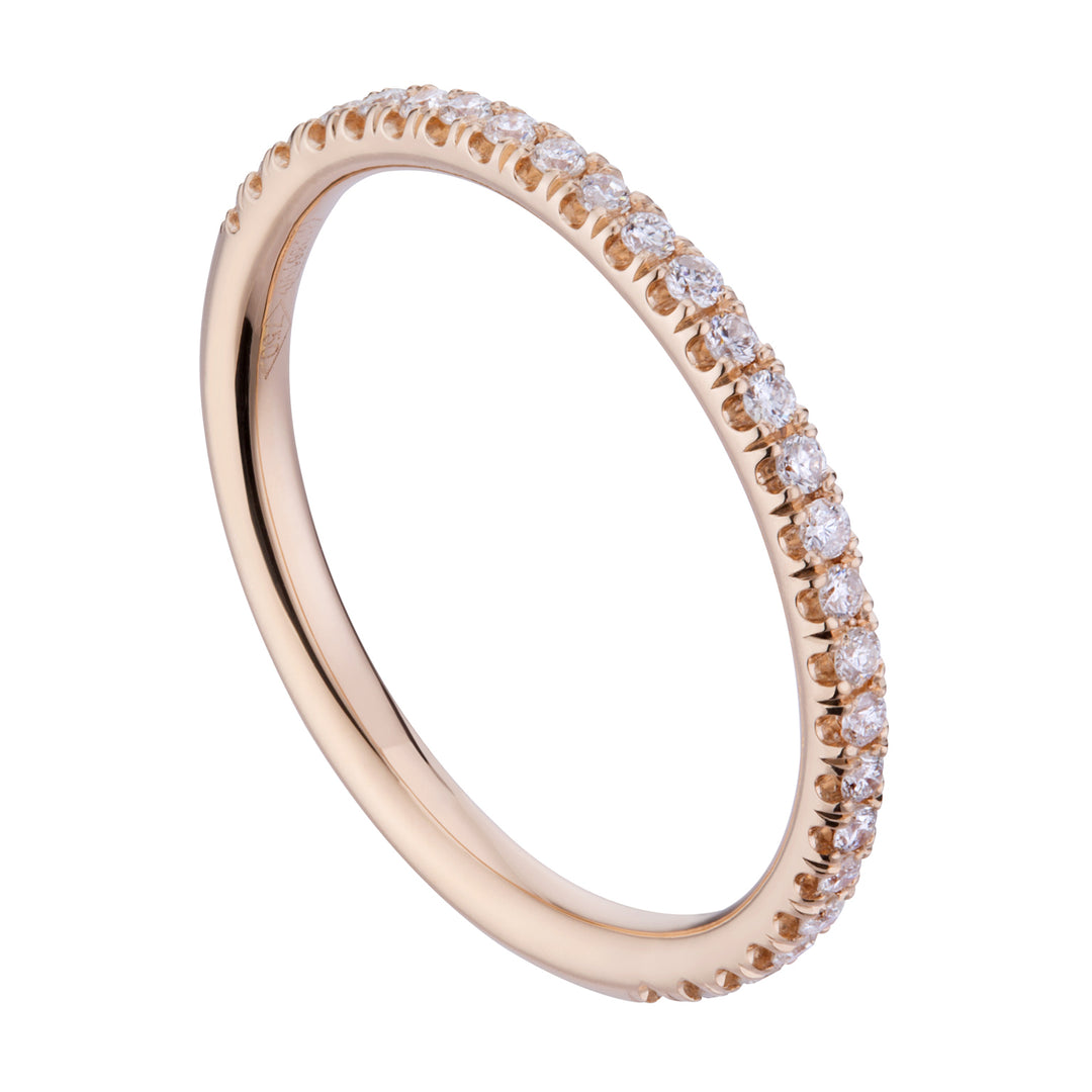 Golay eeuwigheidsring 1/2 draai totaal ct. 0,22 AET016WDI0-19212110016