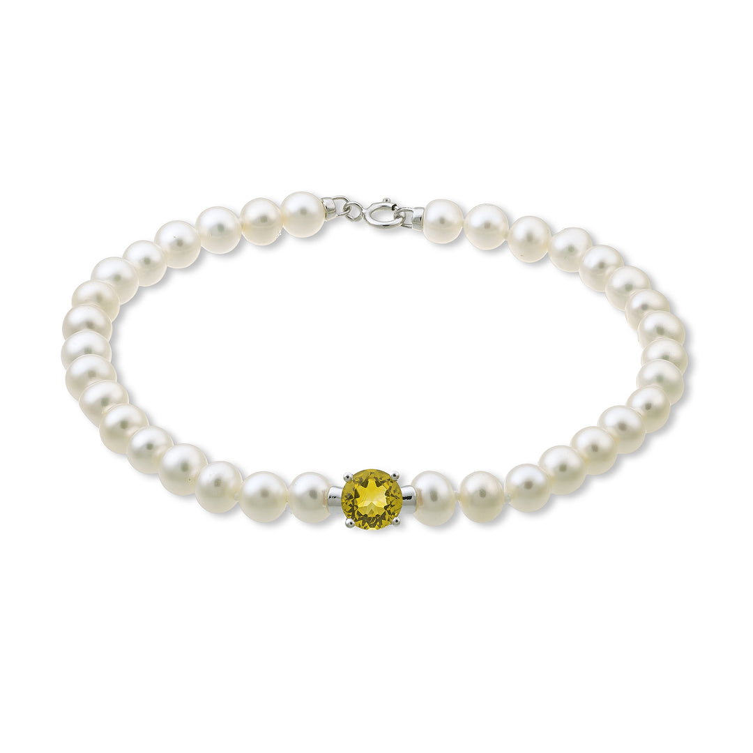 Nihama br 18k fw 5-5.5 ronde citrien 6 ct.0,80 veerring NB1018O4CITR50