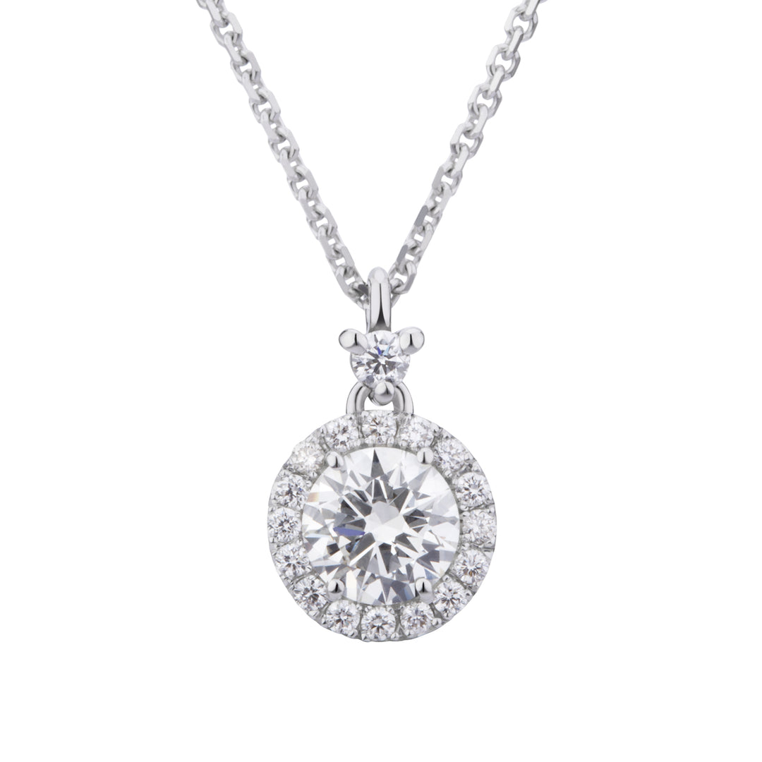 World Diamond Group pendant with contour cen 0.50 in platinum PCT008DI50PT-25149110161