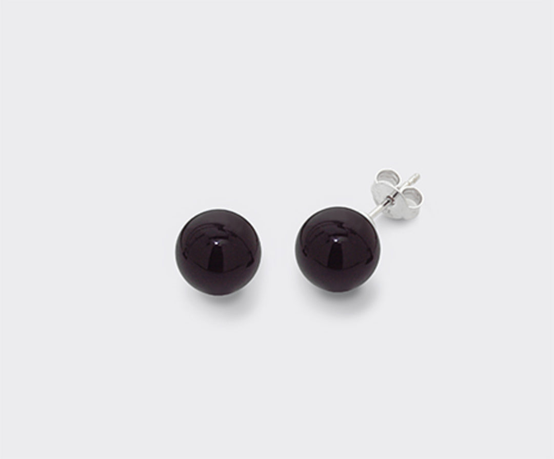 Mikiko sau aglomerat de onix negru ag925 10 mm MO7405A4ONICE00