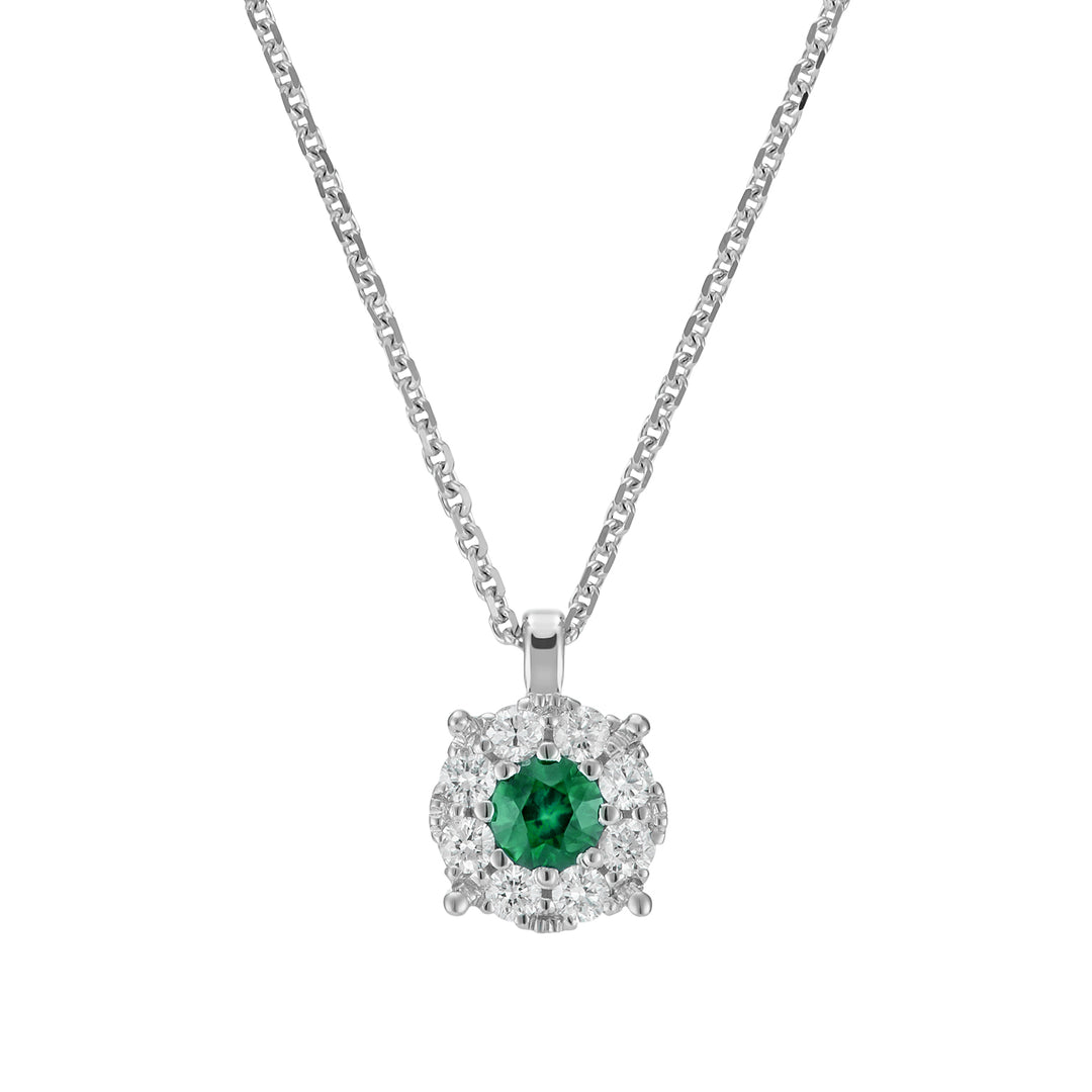 Nihama cl 18k esmeralda n. 0,10 quilates de diâmetro. ct.0,09 NGGICE01DISMO4
