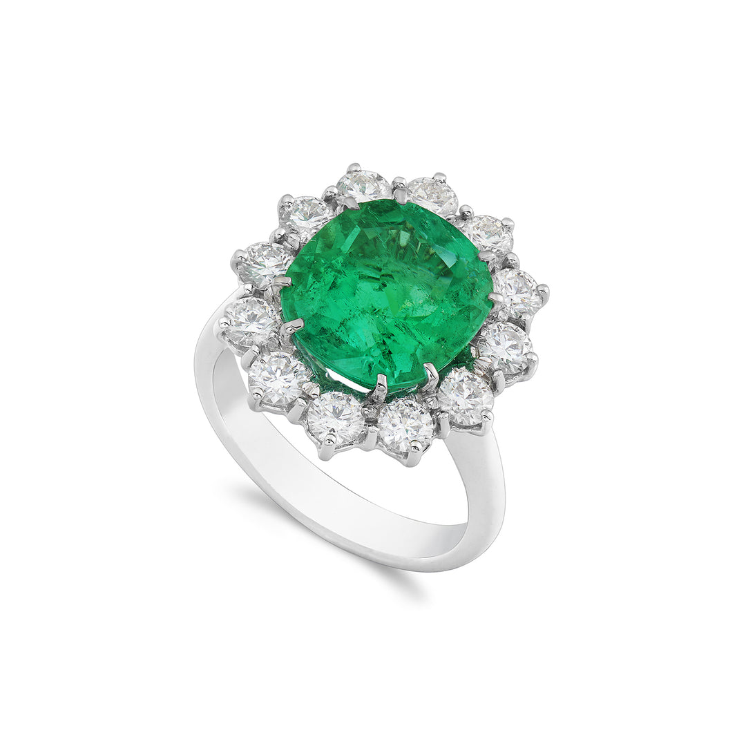 World Diamond Group oval emerald ring 5.75ct ASM09-15348110074