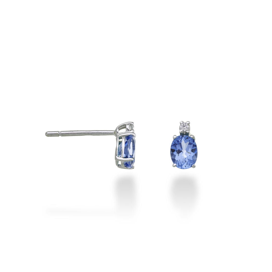 Nihama ou tanzanite 9k n. ovale 5x4 ct.0,60 diam. ct.0,02 NO5163R4TZN