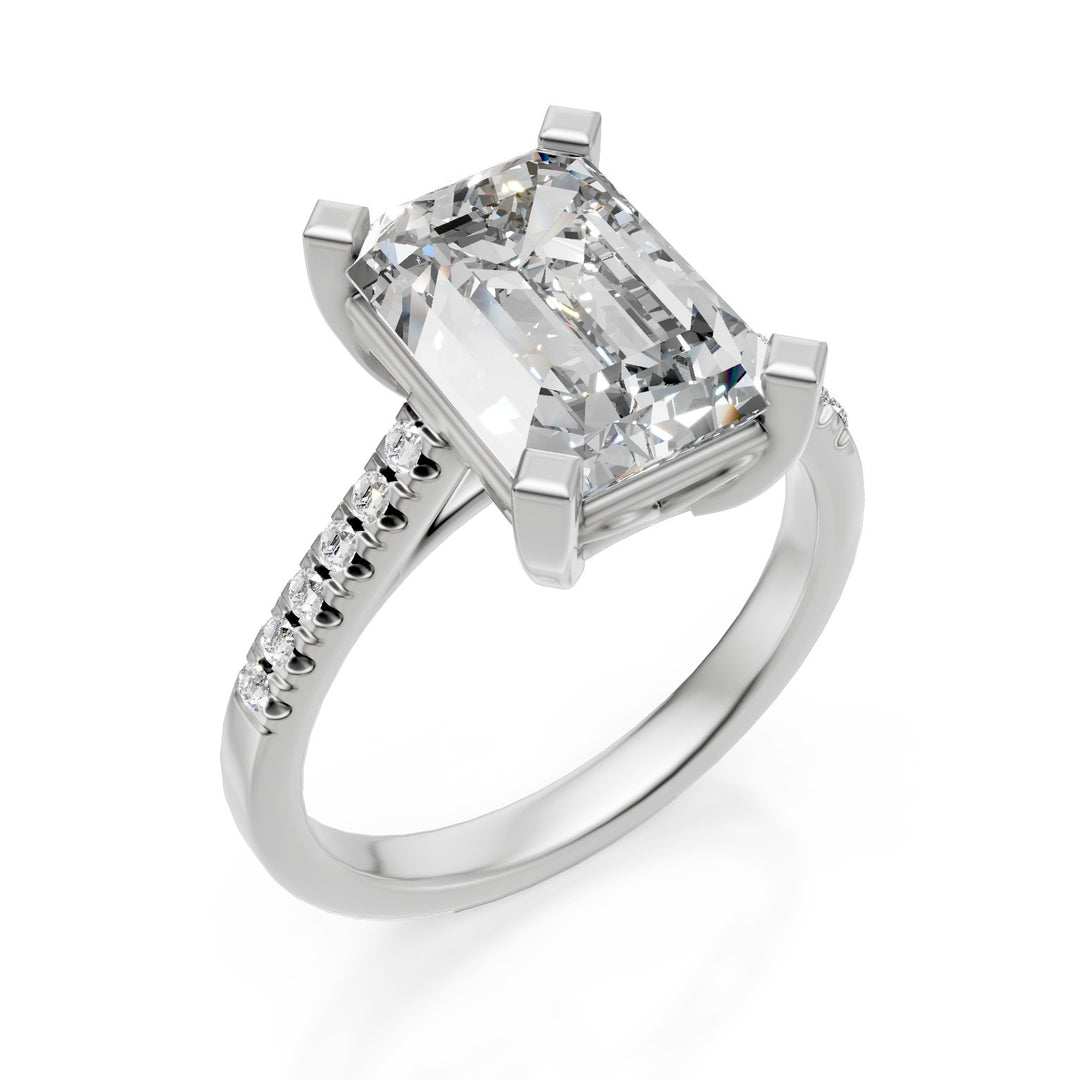 X-Diamond, 18kt laboratoř g.d. celkem 2,66 centů. 2,56ct osmihran+zapuštěný představec XXDAPU064O4OTBI266
