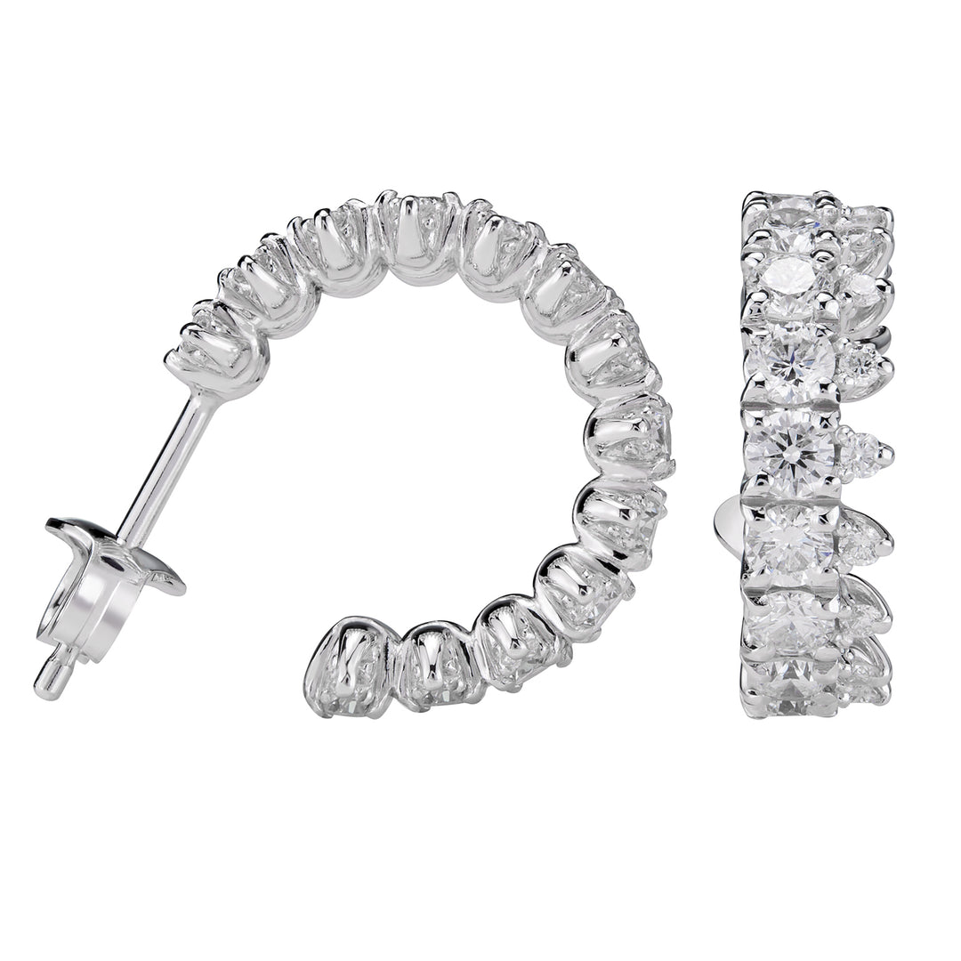 Náušnice s diamantovou korunkou Golay ct. 2,50 ODG016DI-21348110073