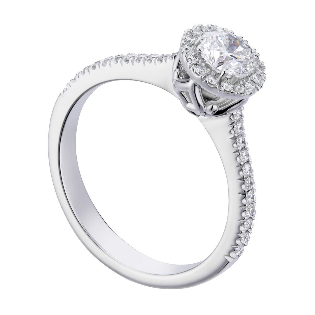 FM-Ring der World Diamond Group mit Kontur und Schaft inkl. ct.0,58-0,67 ACTFM010DI5-19014110060