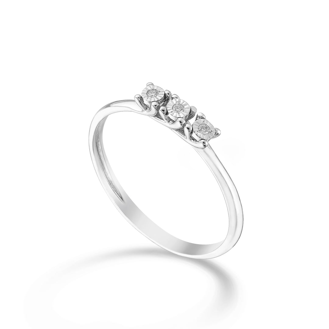 Nihama 18k trilogie s diamanty NA5203O4BR002