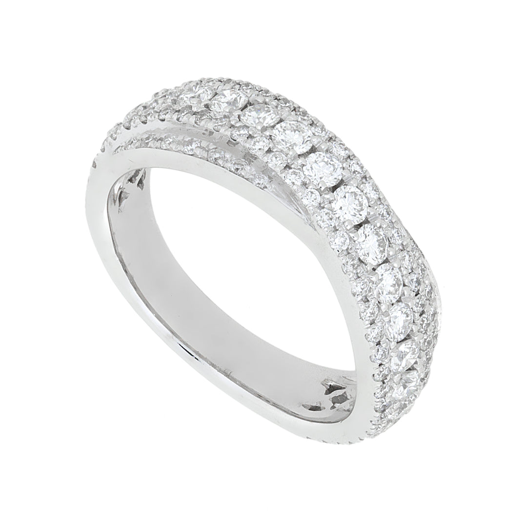 Golay halvrund diamantbåndsring AFMG003WDI-22125110018