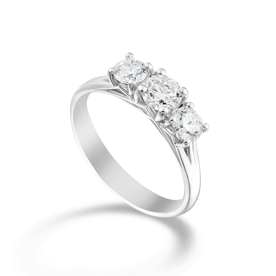 Golayův skalární trilogický prsten 0,14+0,24+0,14ct ATRS400DI052-24143110119