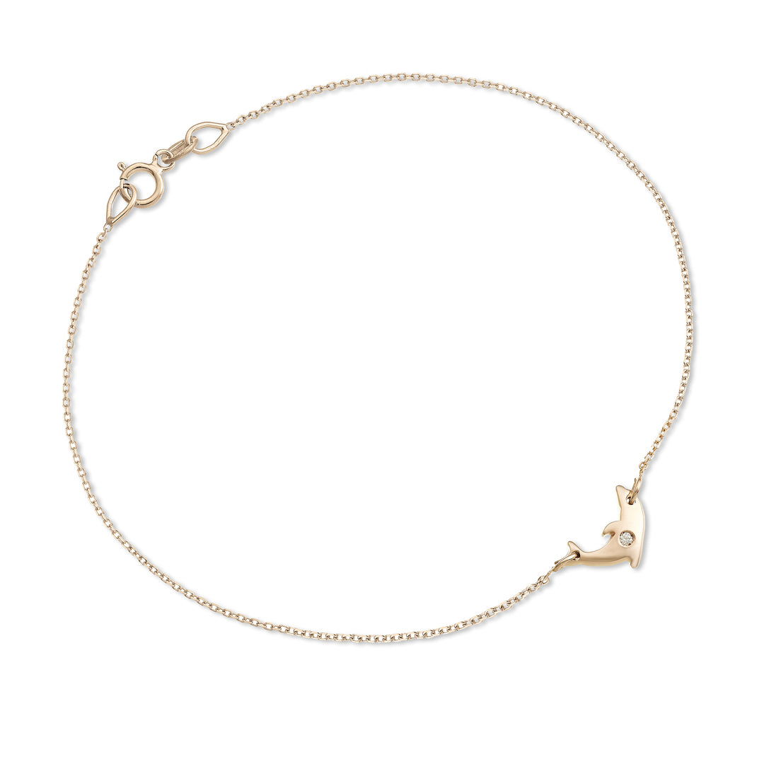 Mikiko br 18k delfin 0,01 ct różowe złoto MB5048O3BR001