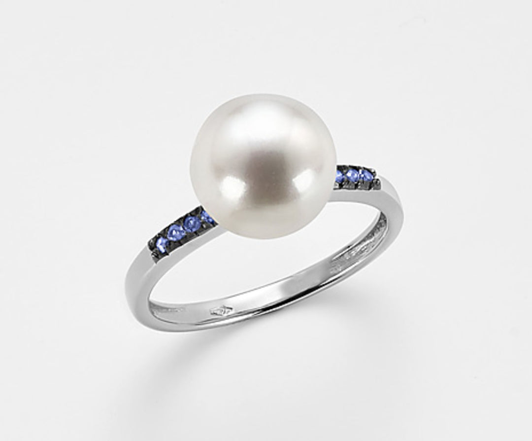 Mikiko und 18 Karat FW 9,5/10 blaue Saphire 0,06 ct MA0798O7ZAFFBLU