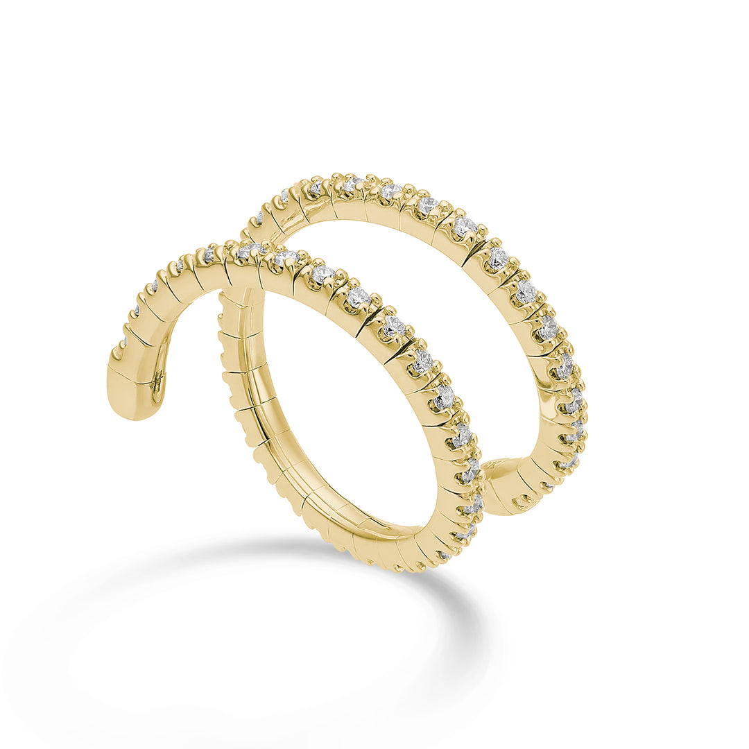 Golay an 18k girodito flex 2 giri diam. ct.0,48 oro giallo GAFLEX003DIO1