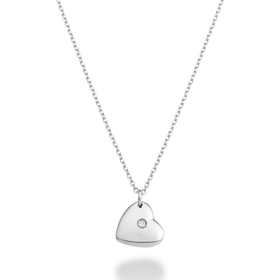 Nihama cl 18k corazón 0,01 ct oro blanco ND5127O4BR001