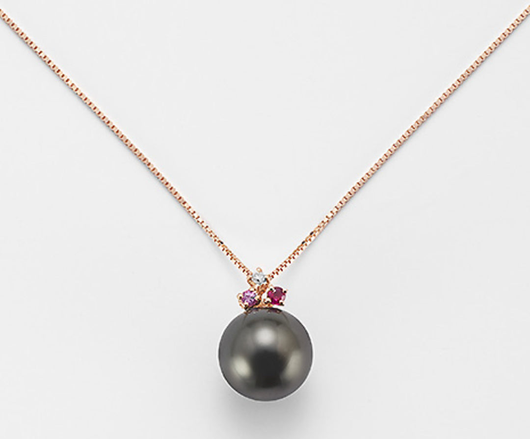 Mikiko cl 18k sspb 10/11 ct.0,02 ruby ct.0,06 pink sapph.0,04 ct MD0970O3SANE100