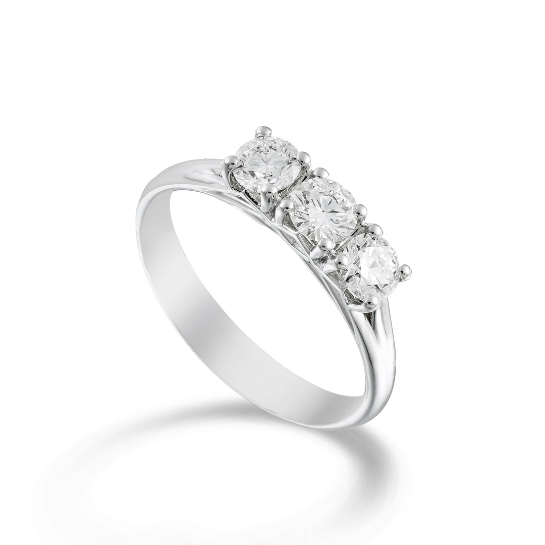 Golay prsten lineární trilogie 0,90 ct celkem ATRL400DI090-24143110127
