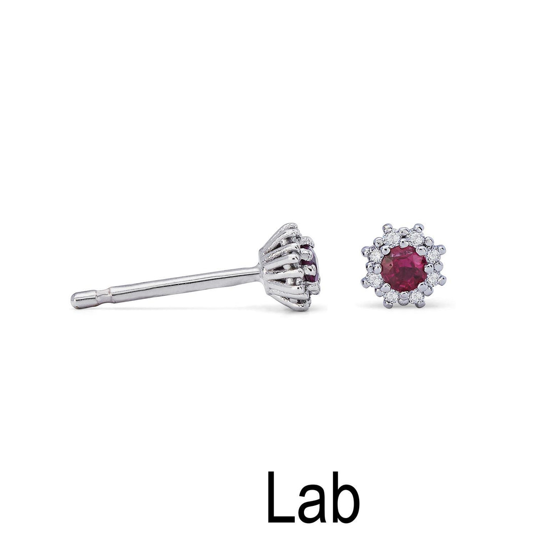 Mikiko of 18k lab robijn ct.0.16 diam. 0,08 ct maat 1 MO5066O4RBL016