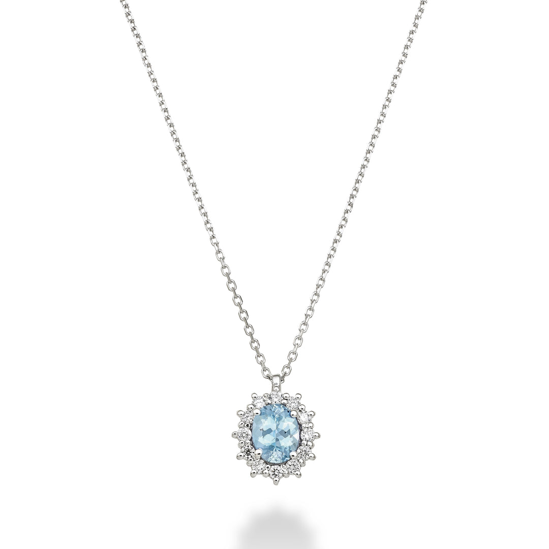 Mikiko cl 9k owalny akwamaryn 5x4 ct.0,30 śr. 0,10 ct MD5126R4AM