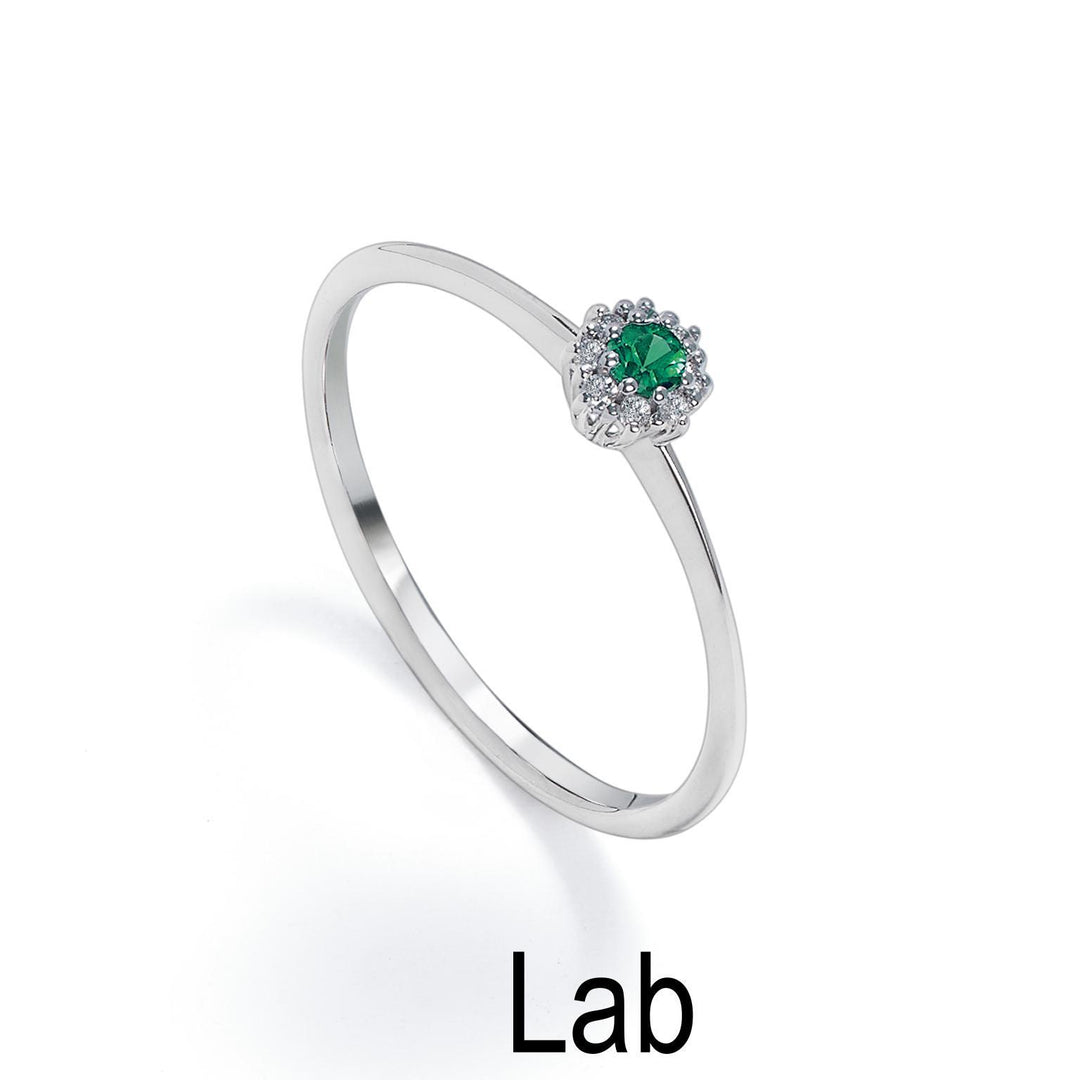 Nihama 18-karatowy szmaragd o śr. 0,07. 0,04 ct rozmiar 1 NA5139O4SML007
