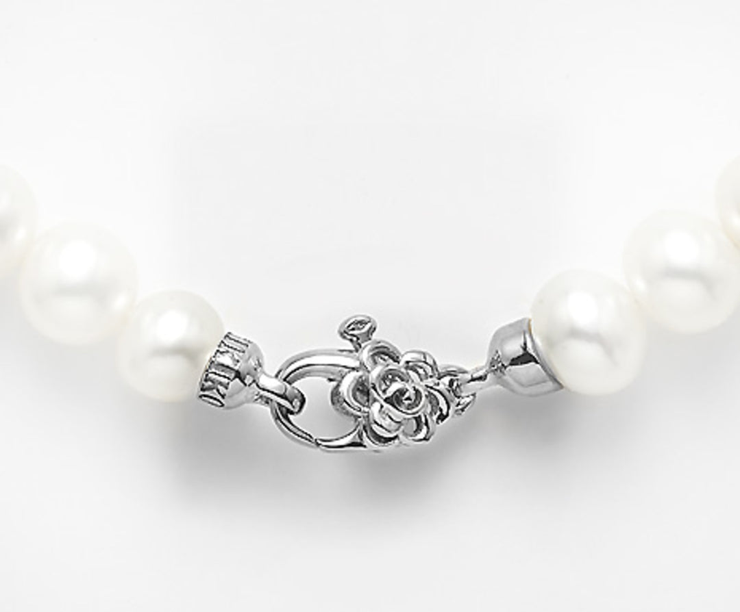 Mikiko ch 18k μεγάλο λευκό τριαντάφυλλο MH0320O40000000