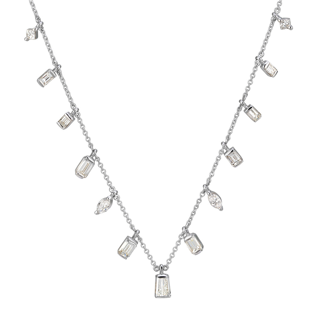 Golay nyaklánc vegyes formájú medálokkal 2,33 ct GPU410D-25185110093