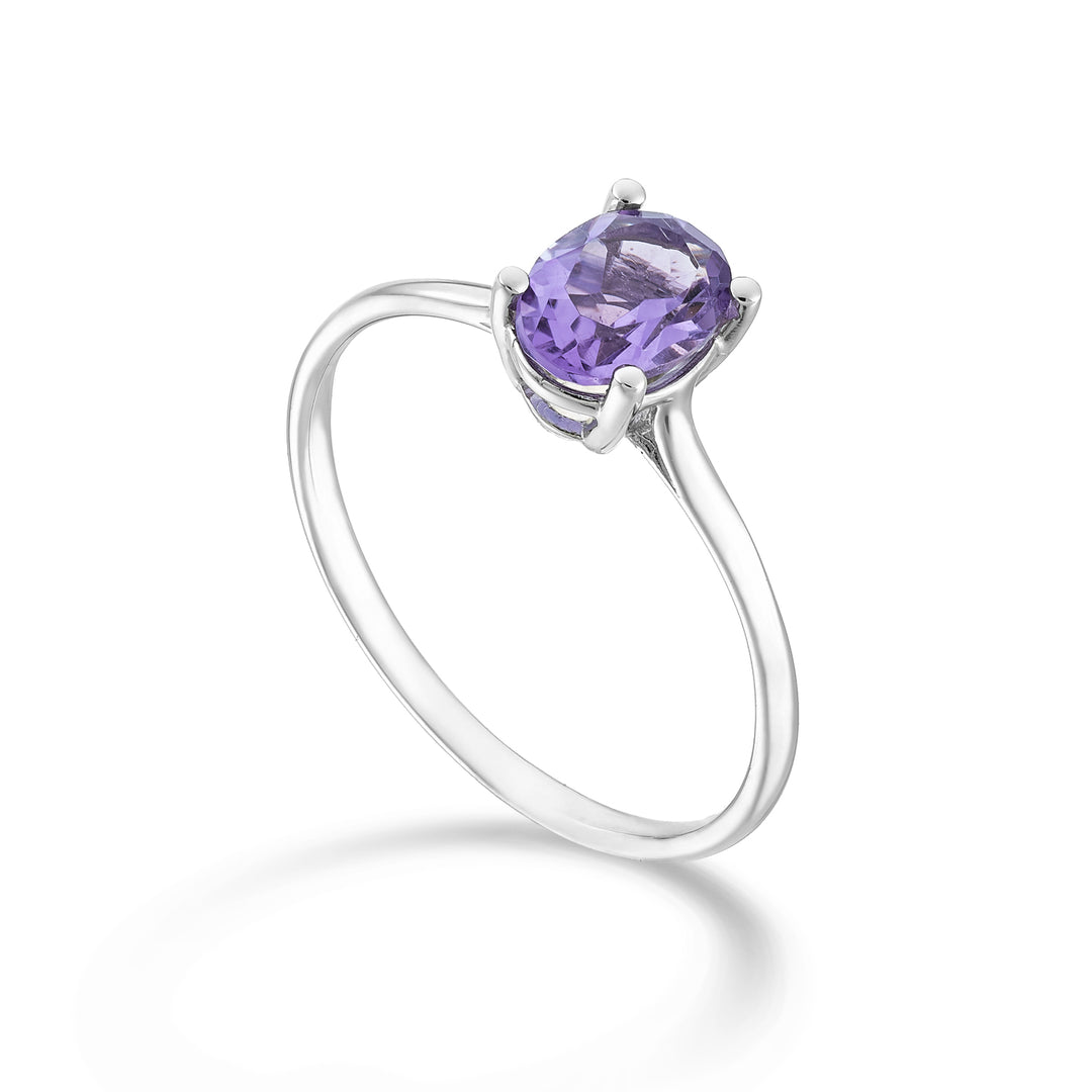 Nihama an 18k ametista ovale 7x5 ct.0,60 NA5171O4AMET