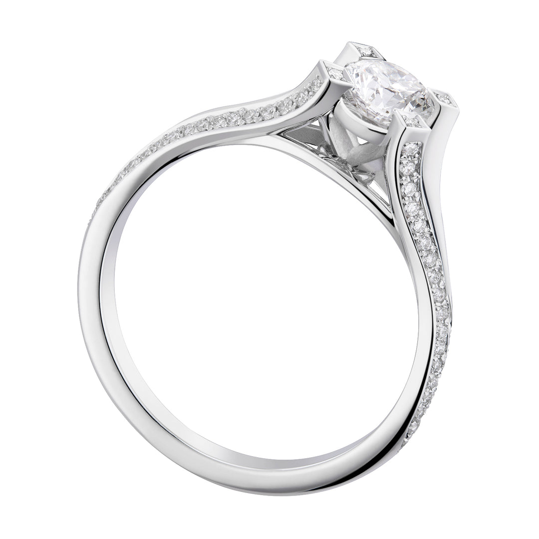 Prsten World Diamond Group fm griffes incas. dvojitá stopka 0,72-0,81 ct ASLCFM006BDI6-19077110066