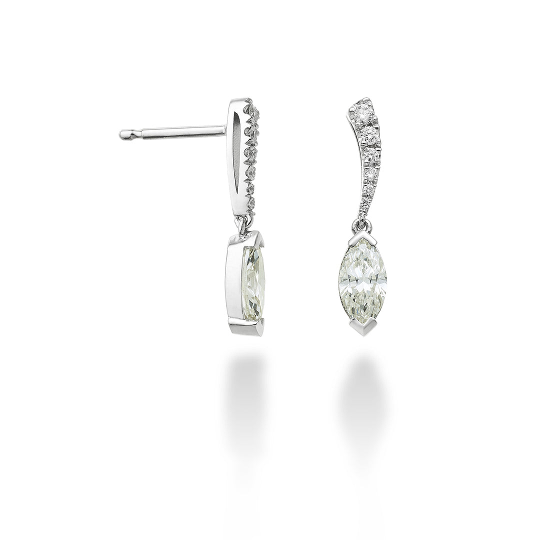 Golay orecchini pendenti virgola con marquise da 0,50ct OCMQ003DI050-23354110047