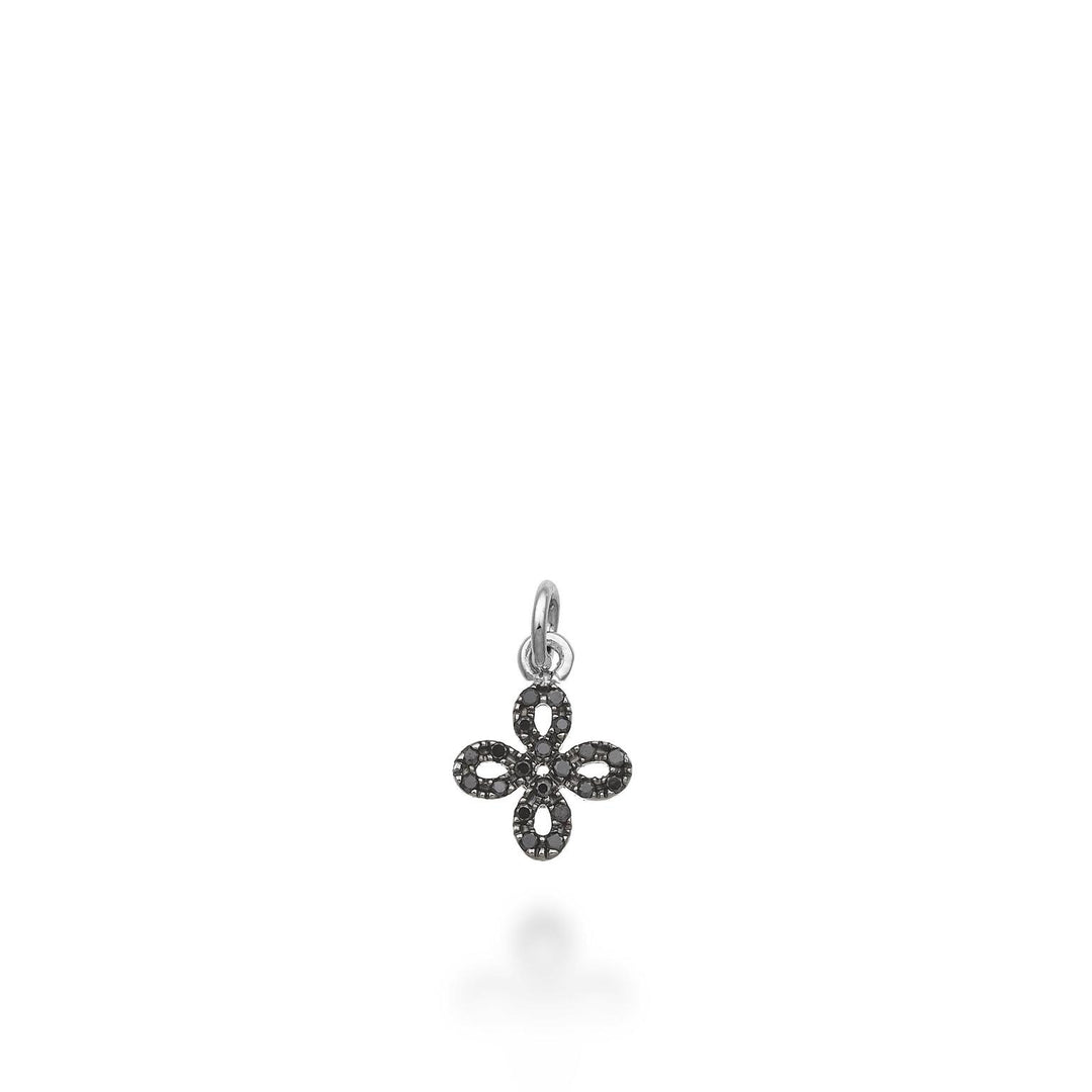 World Diamond Group cross pendant 18k ct.0.11 black rhodium GPEN411BKO6